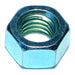 1/2"-13 Green Rinsed Zinc Plated Grade 5 Steel Coarse Thread Hex Nuts