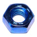 1/4"-20 Zinc Plated Grade 8 Steel Blue Rinsed Coarse Thread Hex Nuts