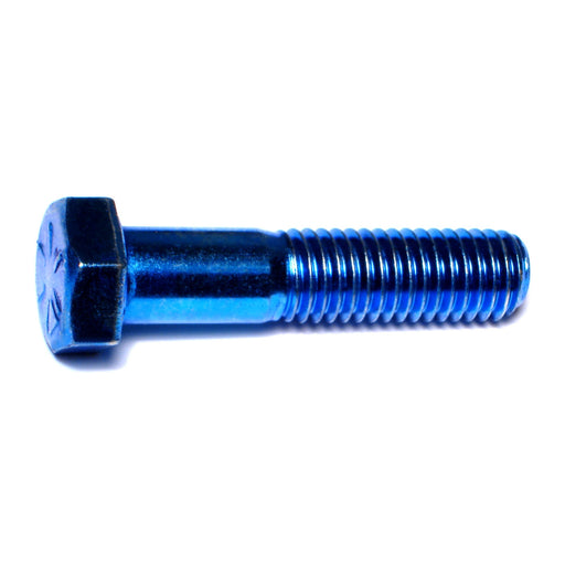 1/2"-13 x 2-1/4" Zinc Plated Grade 8 Steel Coarse Thread Hex Cap Screws