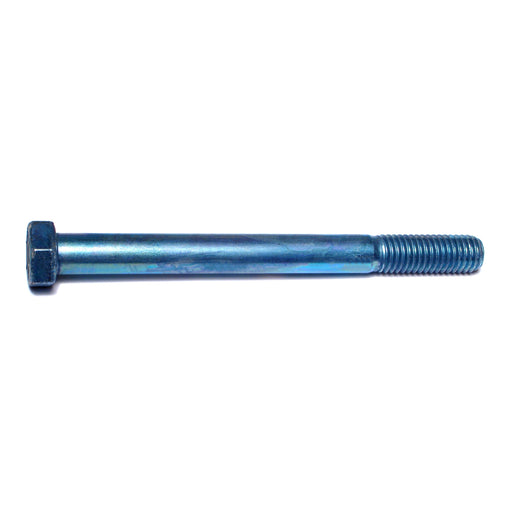 1/2"-13 x 5-1/2" Zinc Plated Grade 8 Steel Coarse Thread Hex Cap Screws