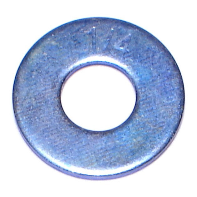 1/4" x 5/16" x 3/4" Zinc Plated Grade 8 Steel USS Flat Washers