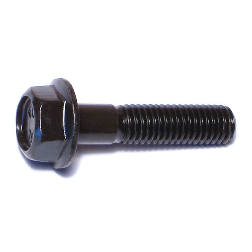 8mm-1.25 x 35mm Black Phosphate Class 10.9 Steel Coarse Thread Hex Washer Head Flange Bolts