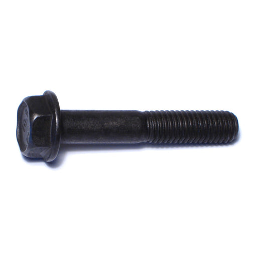 8mm-1.25 x 45mm Black Phosphate Class 10.9 Steel Coarse Thread Hex Washer Head Flange Bolts