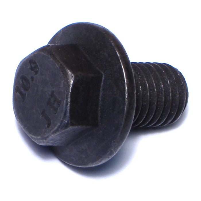 12mm-1.75 x 20mm Black Phosphate Class 10.9 Steel Coarse Thread Hex Washer Head Flange Bolts