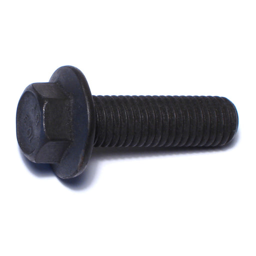 12mm-1.75 x 40mm Black Phosphate Class 10.9 Steel Coarse Thread Hex Washer Head Flange Bolts