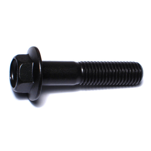 12mm-1.75 x 55mm Black Phosphate Class 10.9 Steel Coarse Thread Hex Washer Head Flange Bolts