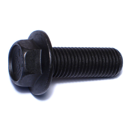 16mm-2.0 x 45mm Black Phosphate Class 10.9 Steel Coarse Thread Hex Washer Head Flange Bolts