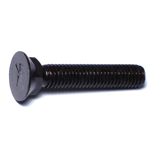 7/16"-14 x 2-1/2" Plain Grade 5 Steel Coarse Thread Oversize Head Plow Bolts