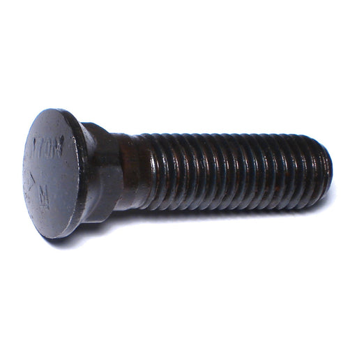 5/8"-11 x 2-1/2" Plain Grade 8 Steel Coarse Thread Domed Head Plow Bolts