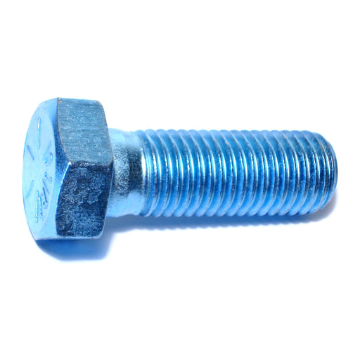 7/8"-9 x 2-1/2" Zinc Plated Grade 8 Steel Coarse Thread Hex Cap Screws