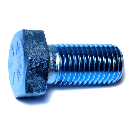 1"-8 x 2" Zinc Plated Grade 8 Steel Coarse Thread Hex Cap Screws