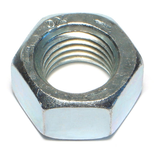 7/8"-9 Zinc Plated Grade 5 Steel Coarse Thread Hex Nuts