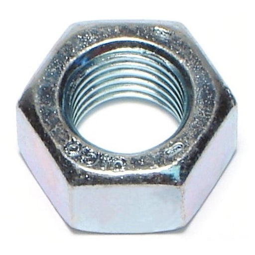 7/16"-20 Zinc Plated Grade 5 Steel Fine Thread Hex Nuts