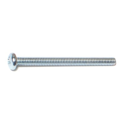 #8-32 x 2" Zinc Plated Steel Coarse Thread Phillips Pan Head Machine Screws