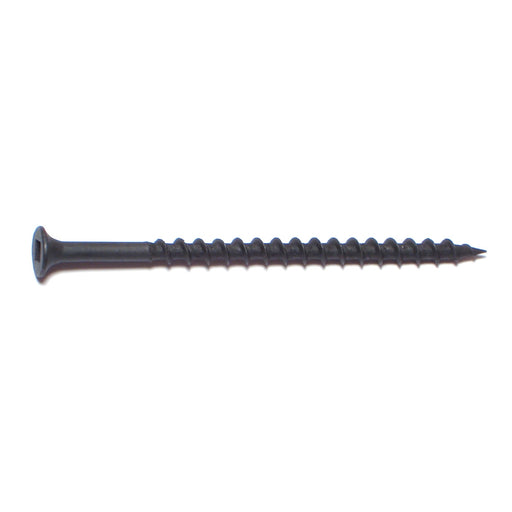 #8 x 3" Black Phosphate Steel Coarse Thread Square Drive Bugle Head Drywall Screws