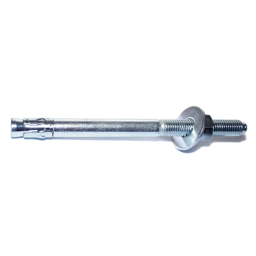 3/4" x 10" Zinc Plated Steel Concrete Wedge Stud Anchor Bolts