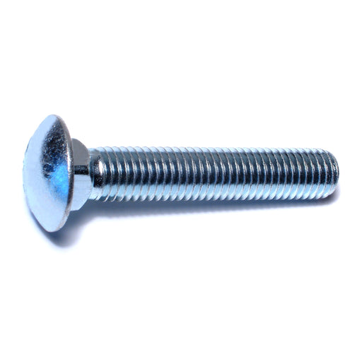 5/8"-11 x 3-1/2" Zinc Plated Grade 5 Steel Coarse Thread Carriage Bolts