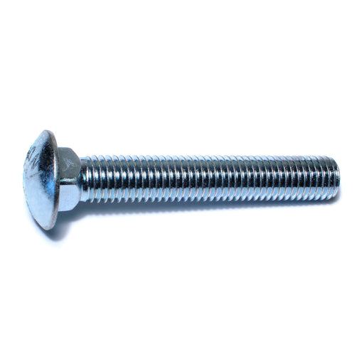 5/8"-11 x 4" Zinc Plated Grade 5 Steel Coarse Thread Carriage Bolts