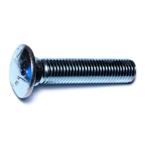 3/4"-10 x 3-1/2" Zinc Plated Grade 5 Steel Coarse Thread Carriage Bolts