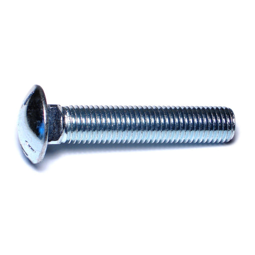 3/4"-10 x 4" Zinc Plated Grade 5 Steel Coarse Thread Carriage Bolts