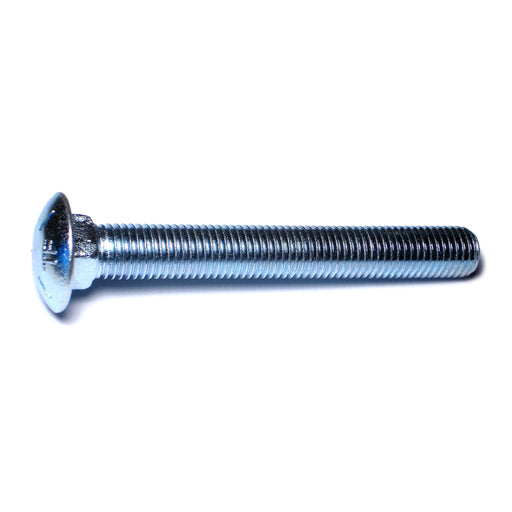 3/4"-10 x 6" Zinc Plated Grade 5 Steel Coarse Thread Carriage Bolts