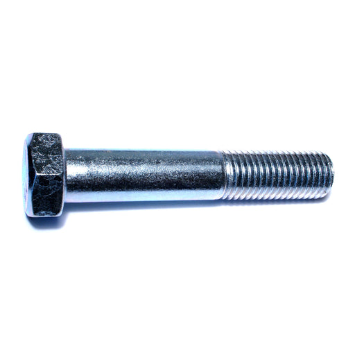 1-1/8" x 6" Zinc Plated Grade 5 Steel Coarse Thread Hex Cap Screws