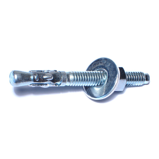 5/16" x 3" Zinc Plated Steel Concrete Wedge Stud Anchor Bolts