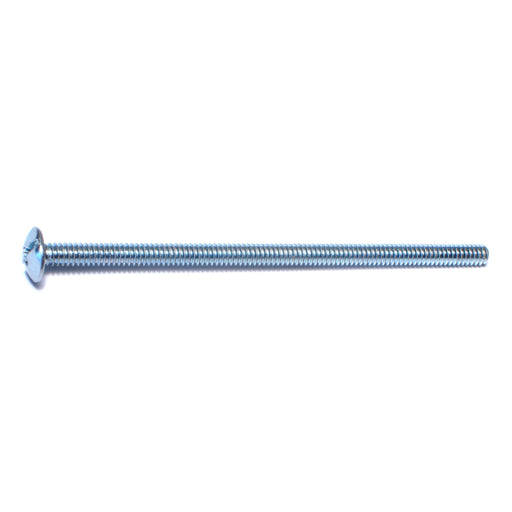 #10-24 x 4" Zinc Plated Steel Coarse Thread Combo Truss Head Machine Screws