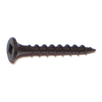 #6 x 1-1/4" Black Phosphate Steel Coarse Thread Square Drive Bugle Head Drywall Screws