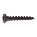 #6 x 1-1/4" Black Phosphate Steel Coarse Thread Square Drive Bugle Head Drywall Screws