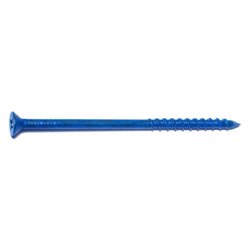 3/16" x 3-3/4" Climaseal Coated Steel Phillips Flat Head Masonry Screws