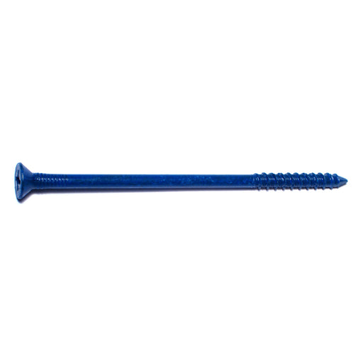 1/4" x 5" Climaseal Coated Steel Phillips Flat Head Masonry Screws