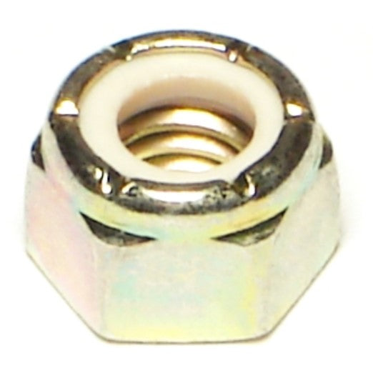 5/16"-18 Zinc Plated Grade 8 Steel Coarse Thread Nylon Insert Lock Nuts