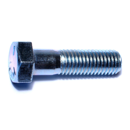 5/8"-11 x 2-1/4" Zinc Plated Grade 5 Steel Coarse Thread Hex Cap Screws