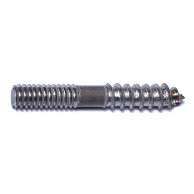 1/4"-20 x 1-3/4" Plain Steel Coarse Thread Hanger Bolts