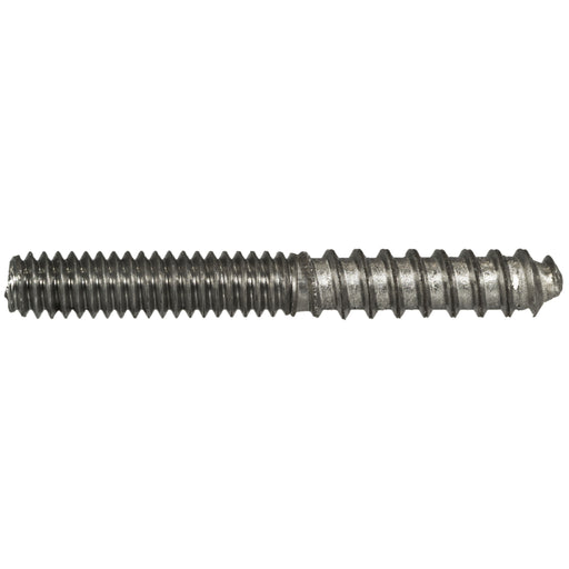 1/4"-20 x 2" Plain Steel Coarse Thread Hanger Bolts