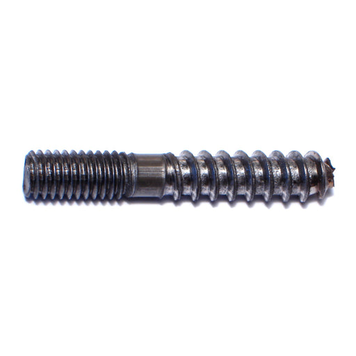 3/8"-16 x 2-1/2" Plain Steel Coarse Thread Hanger Bolts