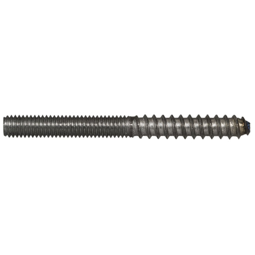 3/8"-16 x 4" Plain Steel Coarse Thread Hanger Bolts