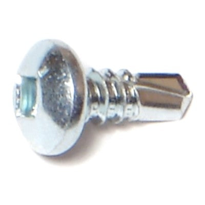 #10-16 x 1/2" Zinc Plated Steel Square Drive Pan Head Self-Drilling Screws