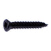 #6 x 1" Black Phosphate Steel Fine Thread Square Drive Trim Head Drywall Screws