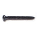 #6 x 1-5/8" Black Phosphate Steel Fine Thread Square Drive Trim Head Drywall Screws