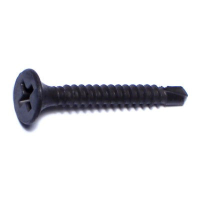 #6-20 x 1-1/8" Black Phosphate Steel Phillips Bugle Head Self-Drilling Screws