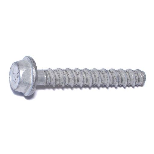 3/8" x 2-1/2" Zinc Plated Steel Hex Washer Head LDT Tapcon Masonry Screws