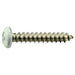 #8 x 1" White Painted 18-8 Stainless Steel Phillips Pan Head Sheet Metal Screws