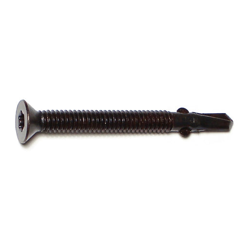 #14-14 x 2-1/2" Plain Steel Star Drive Flat Head Self-Drilling Screws