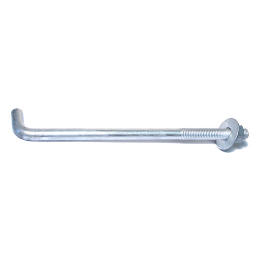 5/8"-11 x 12" Hot Dip Galvanized Steel Coarse Thread Anchor Bolts