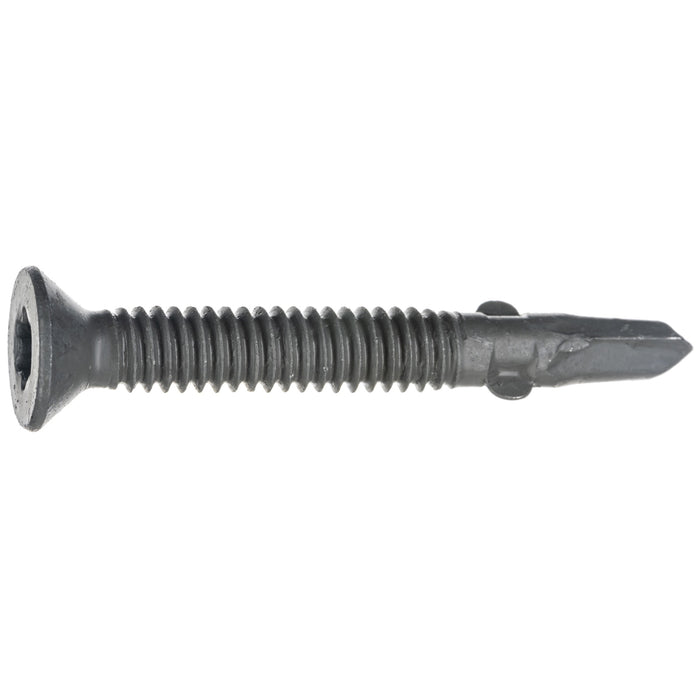 1/4 x 2" Gray Long Life Saberdrive Floorboard Self Drilling Screws w/ Wings 47 pcs.