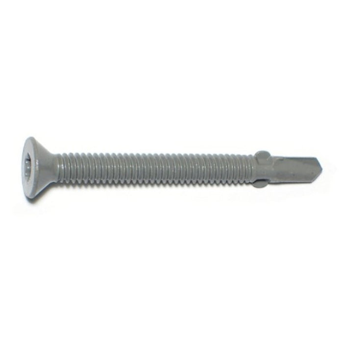 1/4 x 2-1/2" Gray Long Life Saberdrive Floorboard Self Drilling Screws w/ Wings 38 pcs.