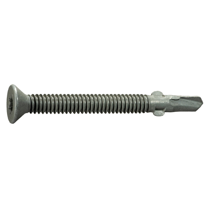 1/4 x 2-1/2" Gray Long Life Saberdrive Floorboard Self Drilling Screws w/ Wings