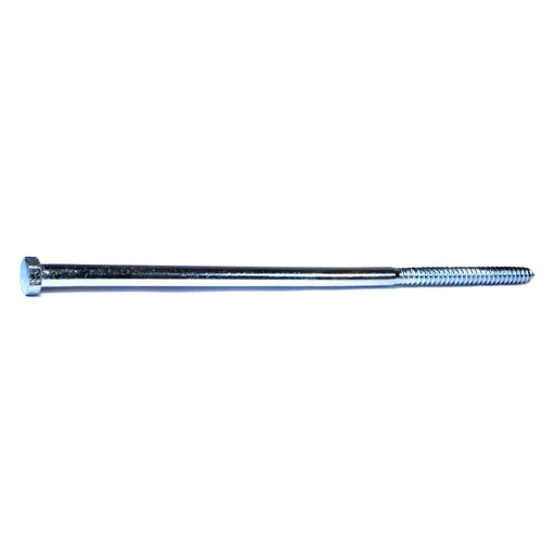 5/8" x 18" Zinc Plated Grade 2 / A307 Steel Hex Head Lag Screws